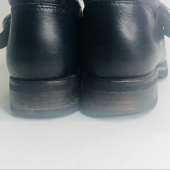 Frye Veronica Short Leather Boot Women's Size 6B Med Biker Black 3476509 - Picture 12 of 12